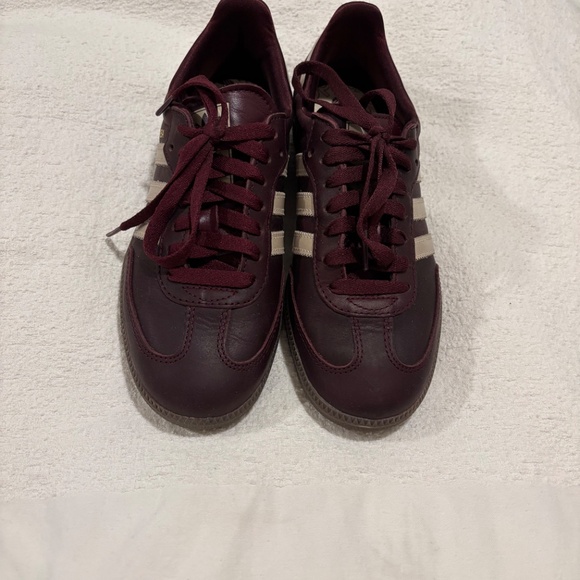 adidas Samba OG "Maroon/Crystal Sand/Gold Metallic" sneakers - Picture 3 of 7